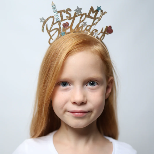 Tiara Headband It's My Birthday | Golden Drizzle