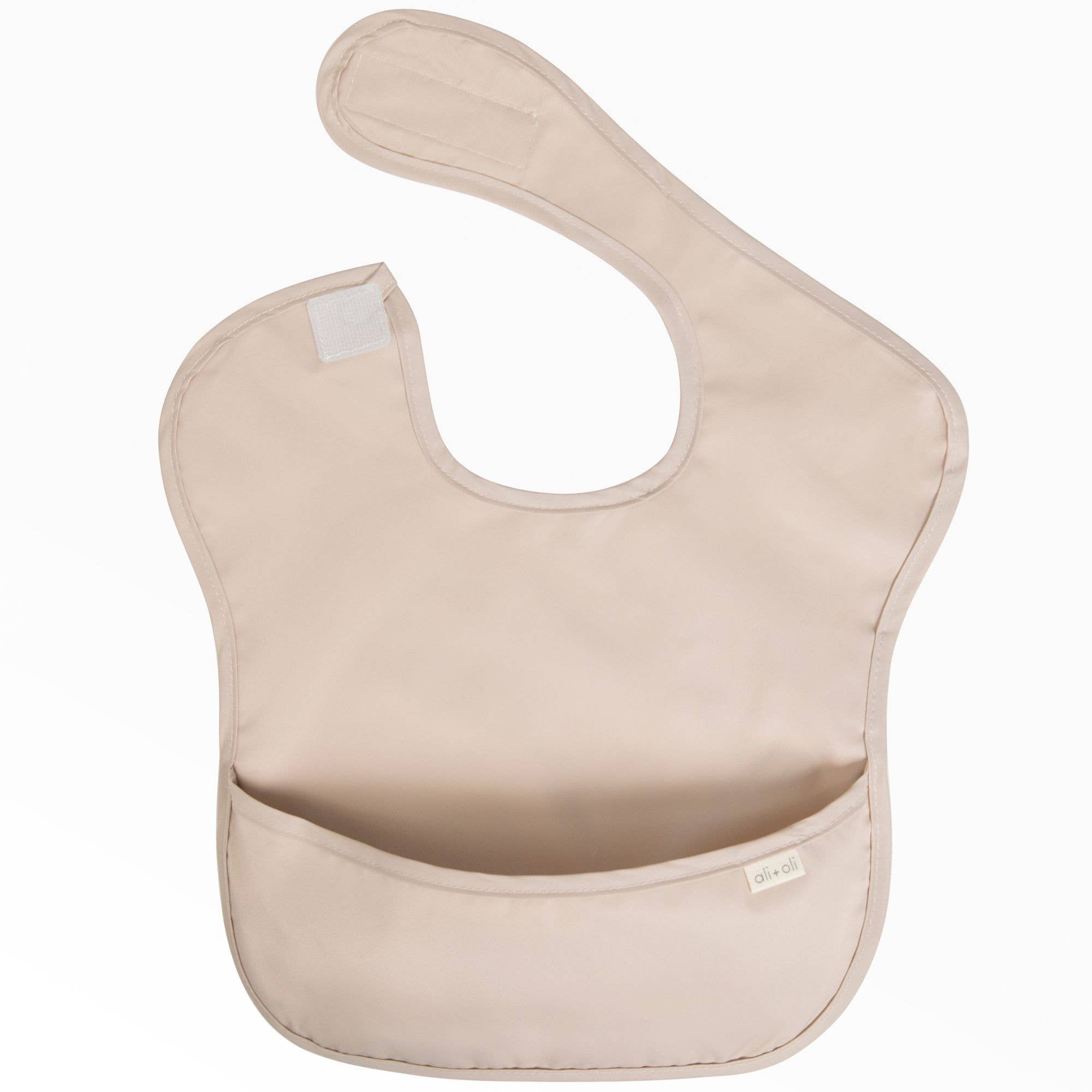 Neutral 3-pc Sleeveless Smock Bib Set for Baby & Toddler