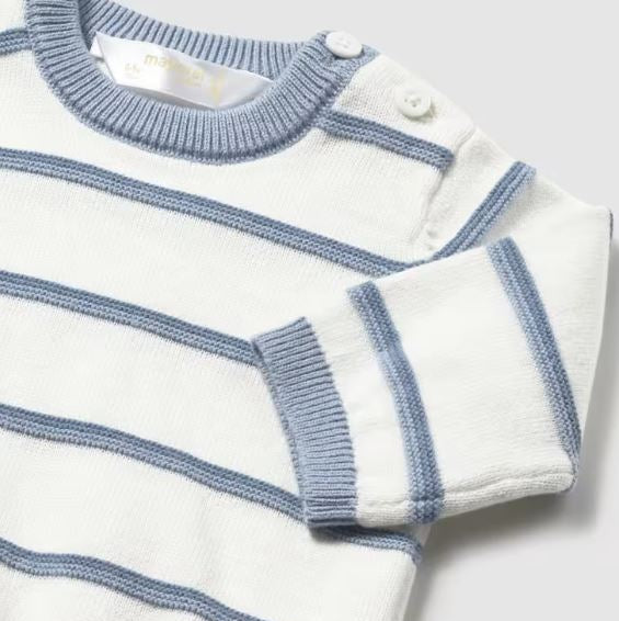Blue Striped Sweater