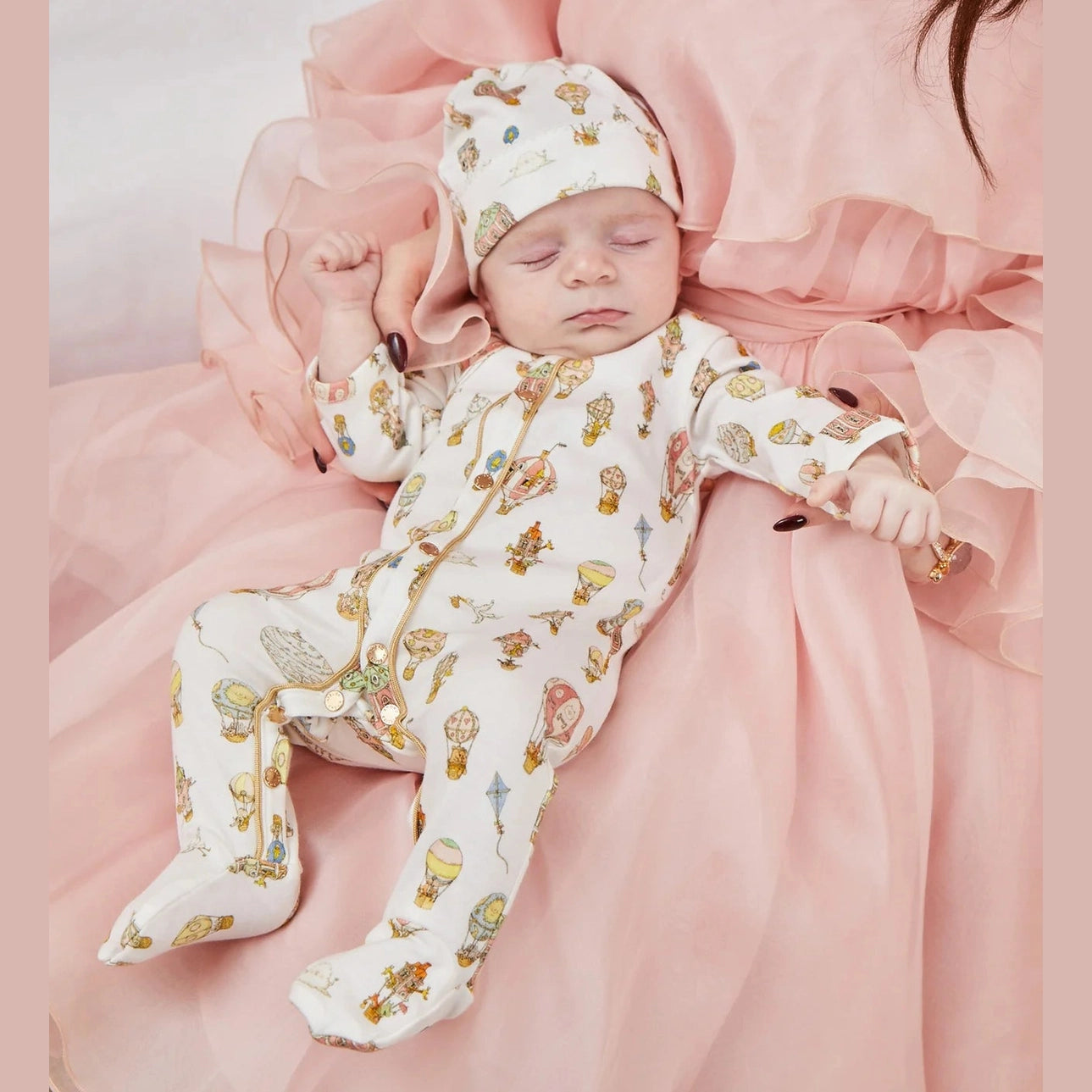 Classic Playsuit Hot Air Balloons