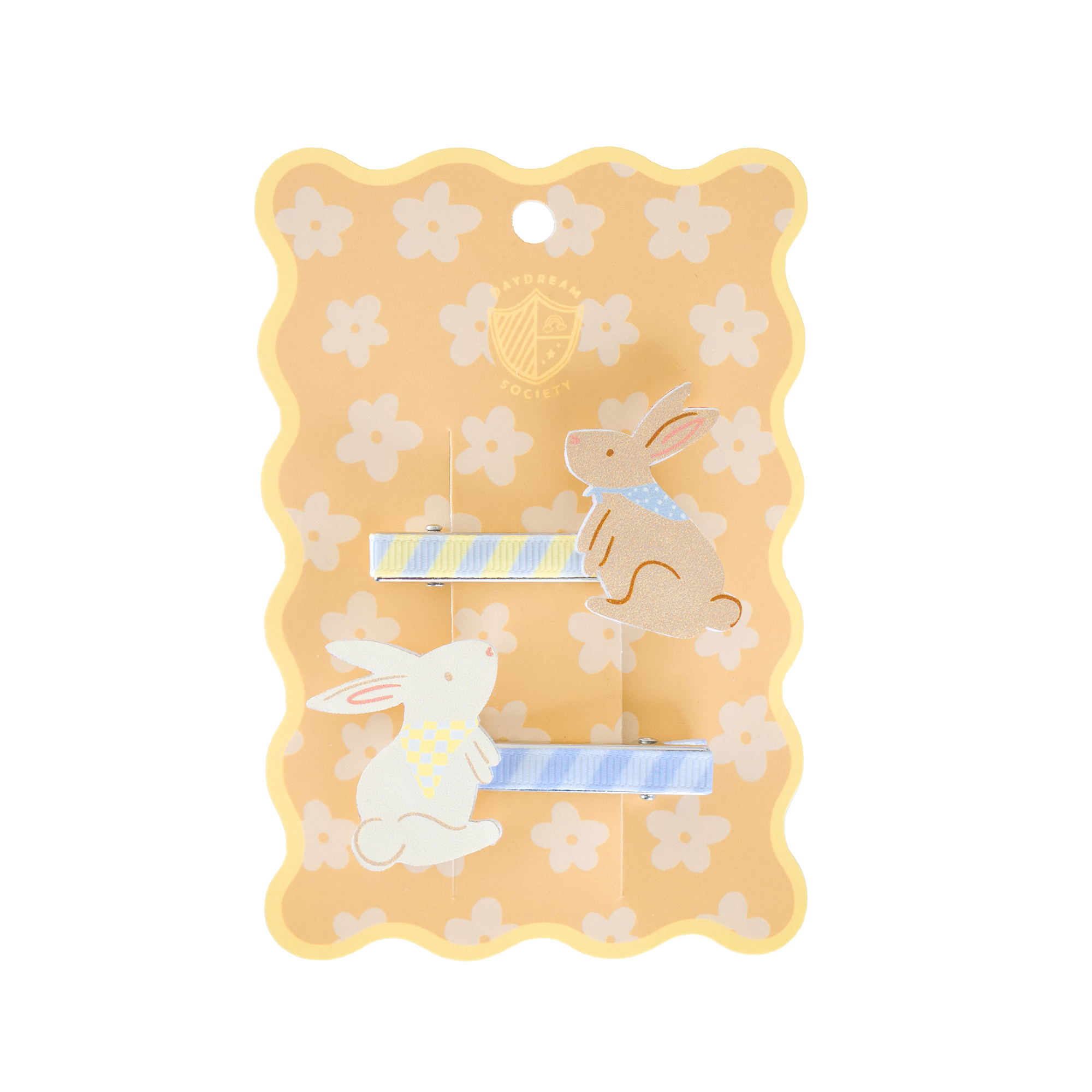 Bunnies In The Garden Bunny Hair Clip Set