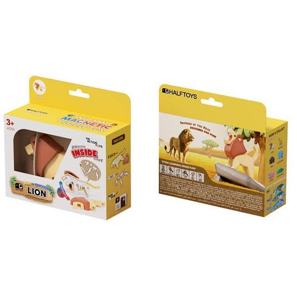 Savanna Lion Magnetic 3D Puzzle Toy