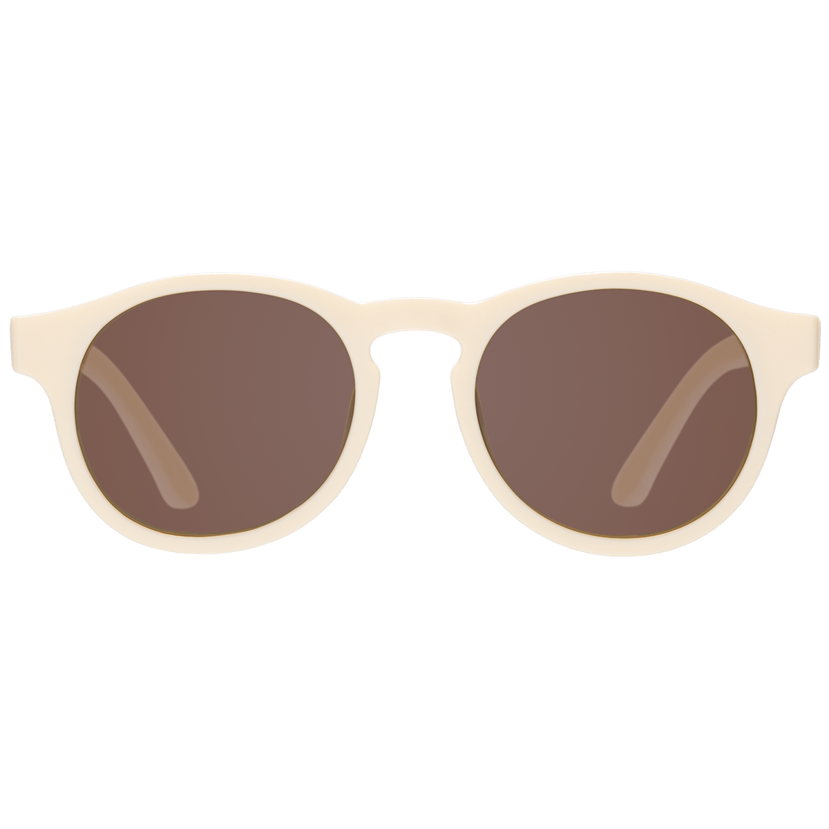 Baby &  Kids Sweet Cream Keyhole Sunglasses with Amber Lens: Ages 6+