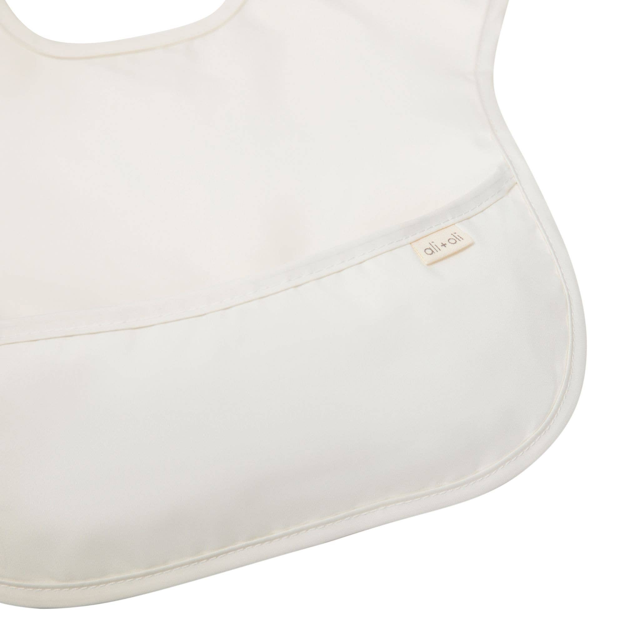 Neutral 3-pc Sleeveless Smock Bib Set for Baby & Toddler
