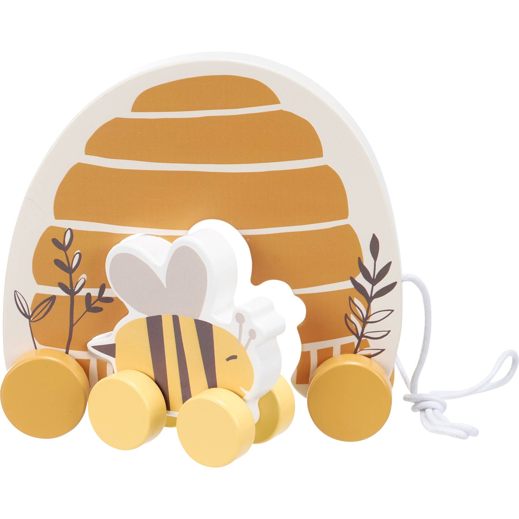 Skep And Bee Pull Toy