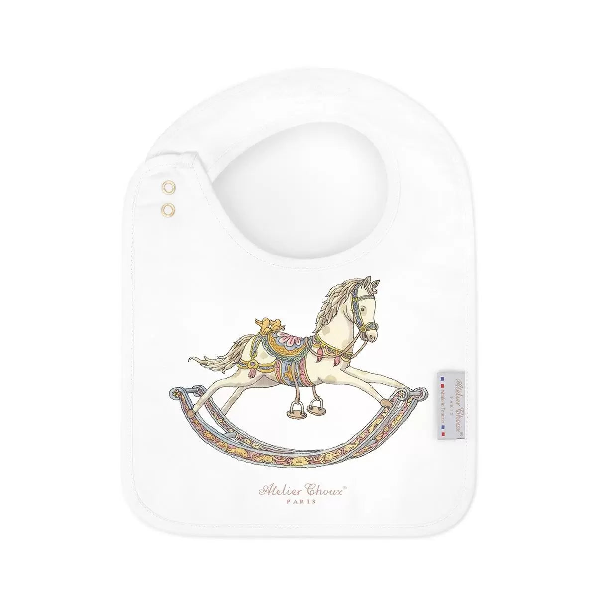 Атласный нагрудник – Rocking Horse