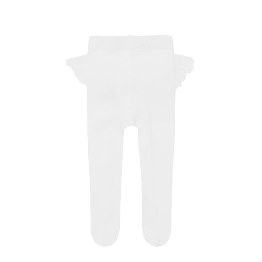 White Lace Ruffles Girls Tights