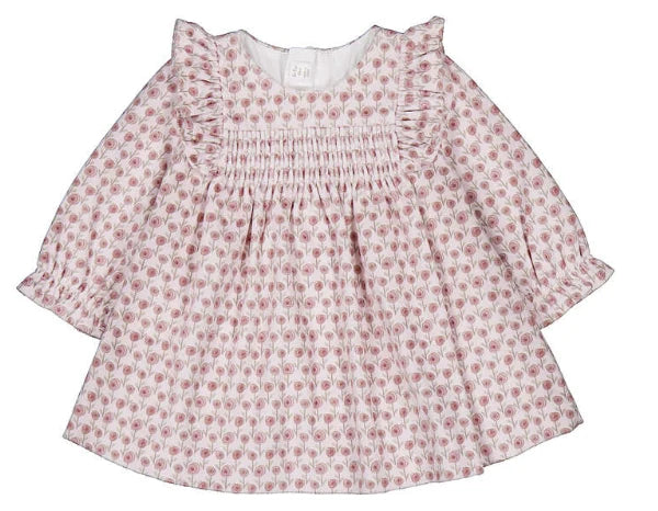 Mayoral - Printed Velvet Dress