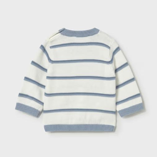 Blue Striped Sweater