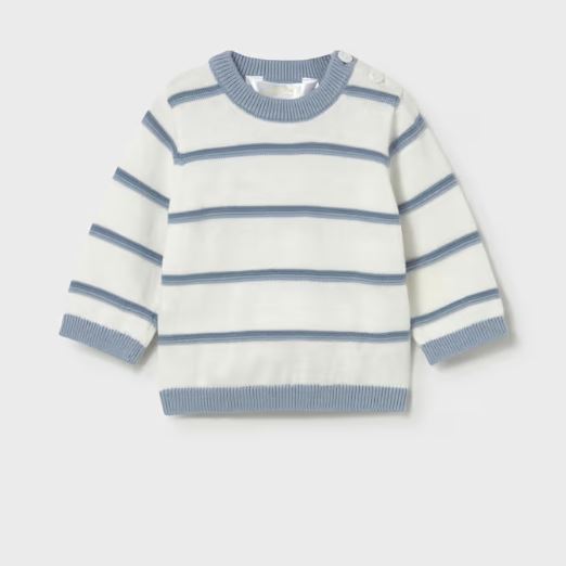 Blue Striped Sweater