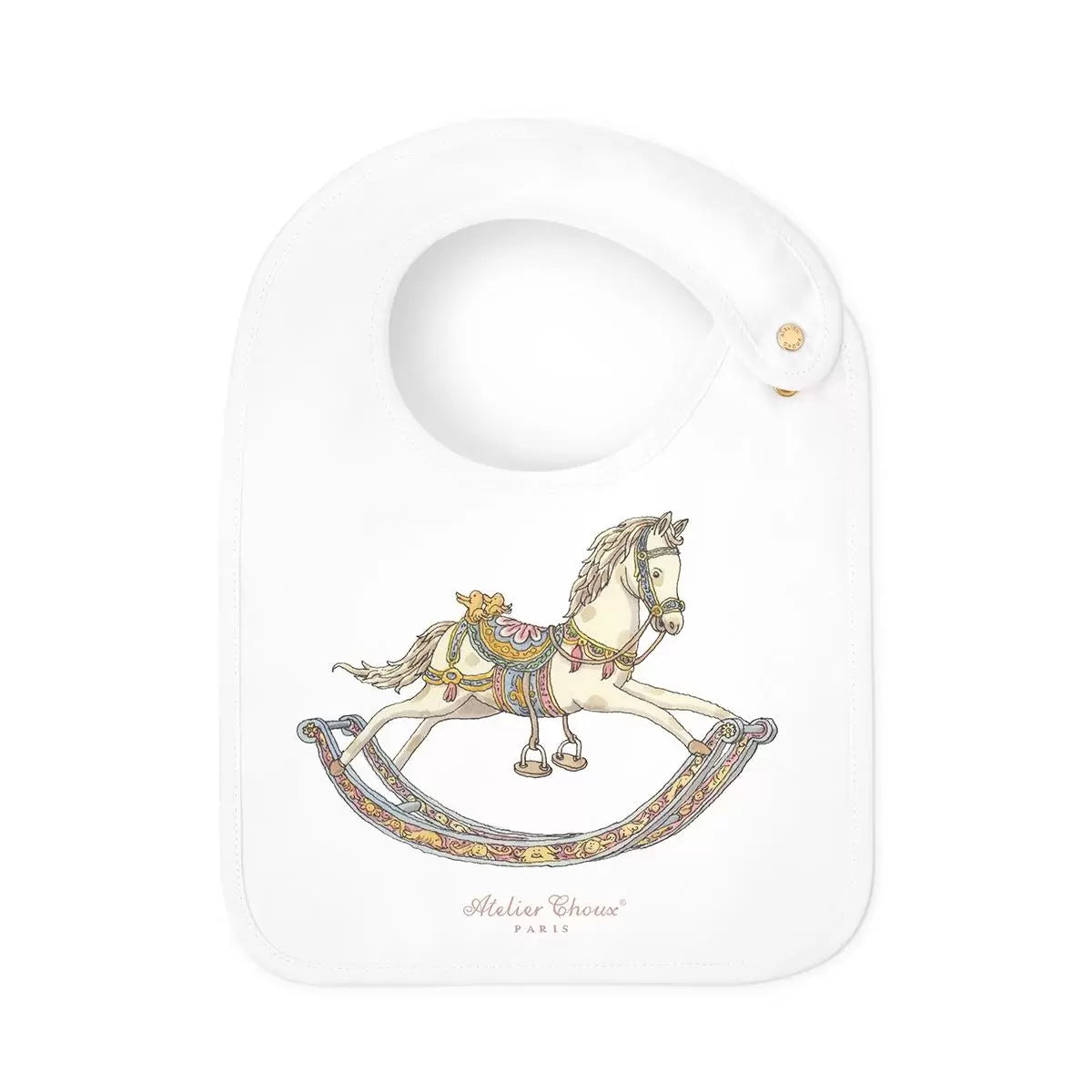 Атласный нагрудник – Rocking Horse