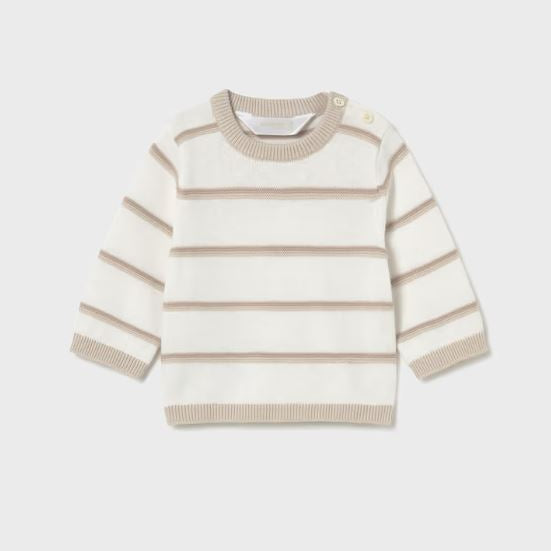 Natural Striped Sweater