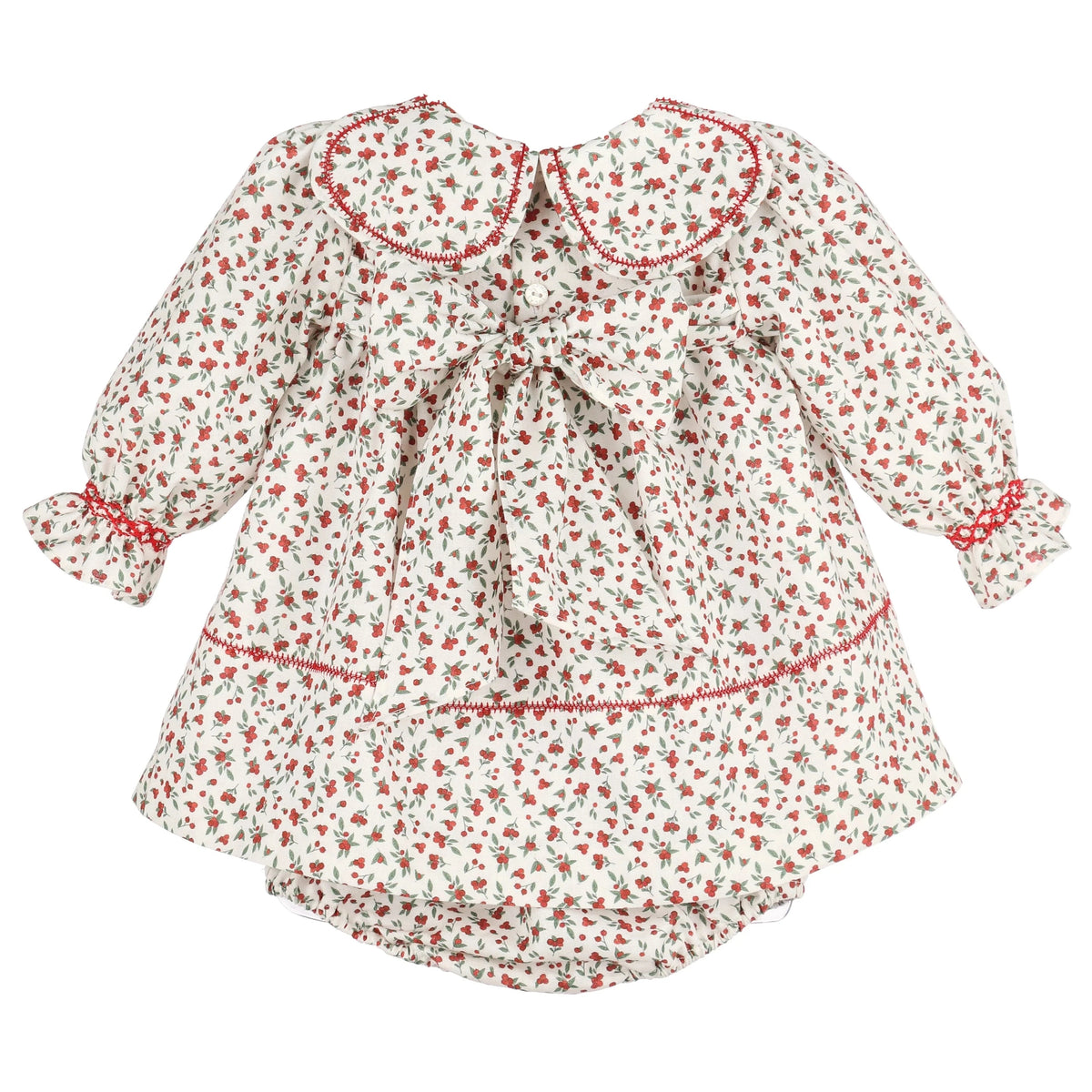 Winterberry Petal Float Dress- Red