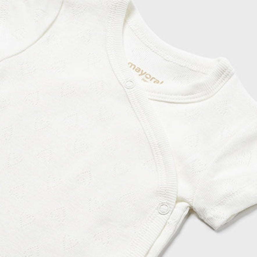 Sustainable Cotton Short Sleeve Bodysuit