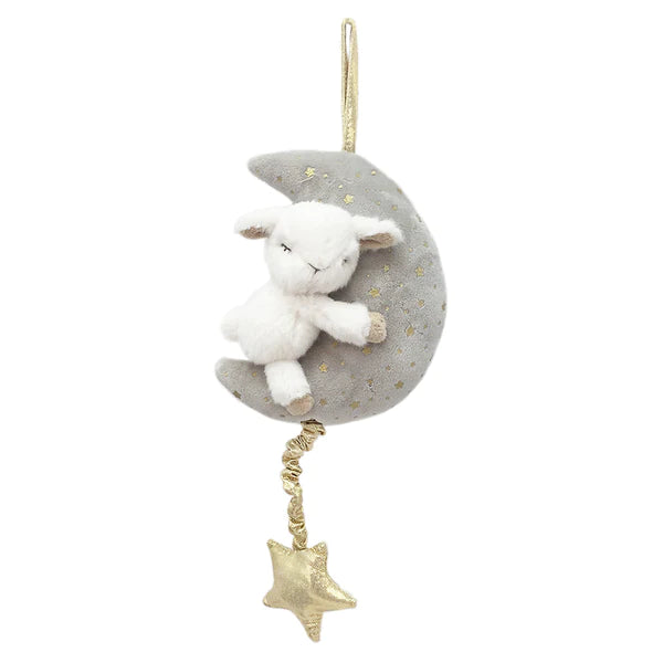 ПЛЮШЕВЫЙ МУЗЫКАЛЬНЫЙ МОБИЛЬ LAMB AND MOON